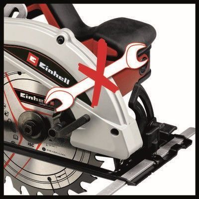Потужна пила циркулярна Einhell TC-CS 1410 : 1410 Вт, 5500 об/хв, диск 190x30x2,5 мм / 24 4331050 фото