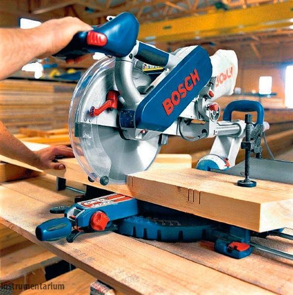 Торцювальна пила Bosch Professional GCM 800 SJ : 1,4 кВт, 5500 об/хв. глибина/довжина різу 70/270 мм, диск 210-216 мм 0601B19000 фото