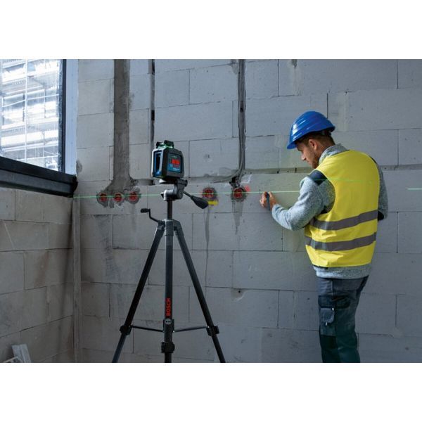Нівелір лазерний Bosch Professional GLL 2-20 G + тримач LB 10+ стельове кріплення DK 10 (0601065000) 0601065000 фото