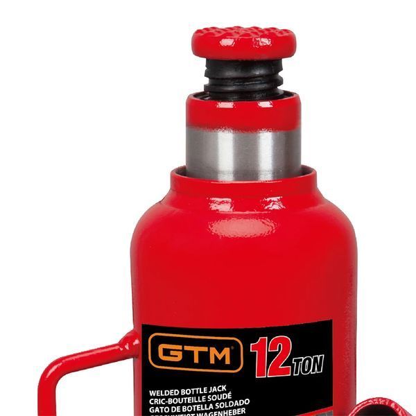 Домкрат гидравлический 12т GTM TH91204 бутылочный одноштоковый: высота подъема 460 мм, грузоподъемность 12 т 32917 фото