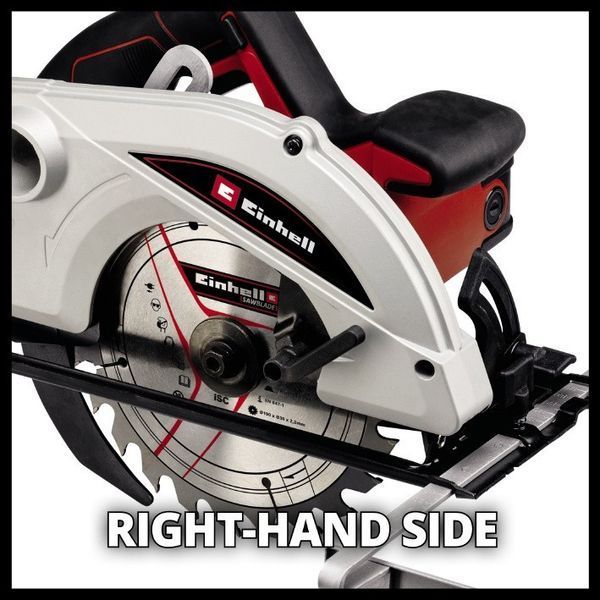 Потужна пила циркулярна Einhell TC-CS 1410 : 1410 Вт, 5500 об/хв, диск 190x30x2,5 мм / 24 4331050 фото