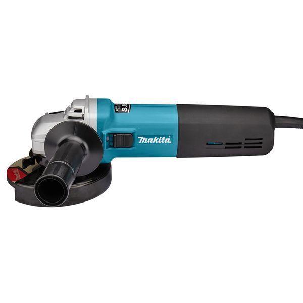 Профессиональная угловая шлифмашина Makita 9565 CVR: 1400 Вт, &Oslash; диска 125х22,23 мм, 12000 об/мин 9565CVR фото