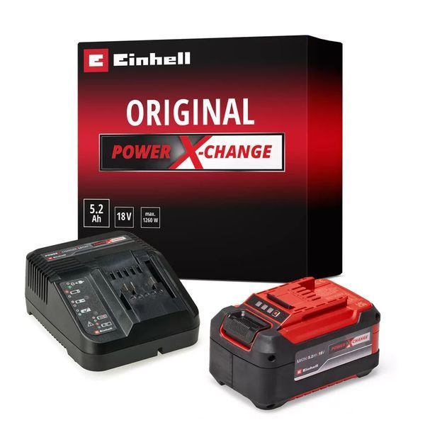 Аккумулятор и зарядное устройство 18V 5,2 Аh Starter-Kit Einhell Power-X-Change (4512147) 4512147 фото