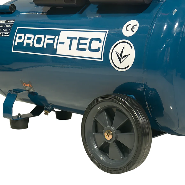 Компрессор безмасляный PROFI-TEC OFC-50.4 (50 л, 2,2 кВт, 475 л/мин) 007822 фото