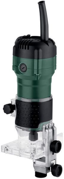 Професійний ручний столярний фрезер кромковий по дереву Metabo FM 500-6 : 500 Вт, 6 цанга, х.х.32000 об/хв електрофрезер 601741000 фото