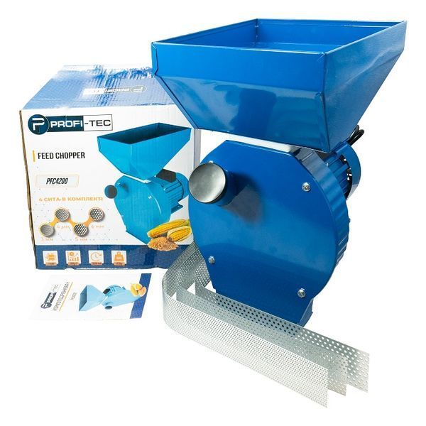 Кормоподрібнювач PROFI-TEC PFC4200 (2700 Вт/ 260 &ndash; 280 кг/г) 005908 фото