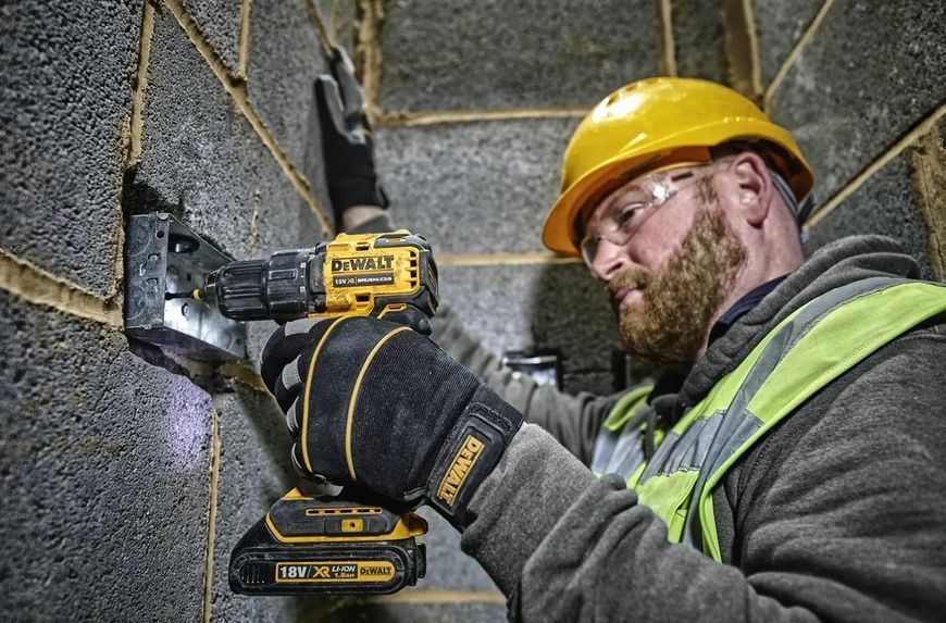 Професійна дриль-шурупокрут акумуляторний безщітковий DeWALT DCD708N : без АКБ, 65 Нм (DCD708N) DCD708N фото