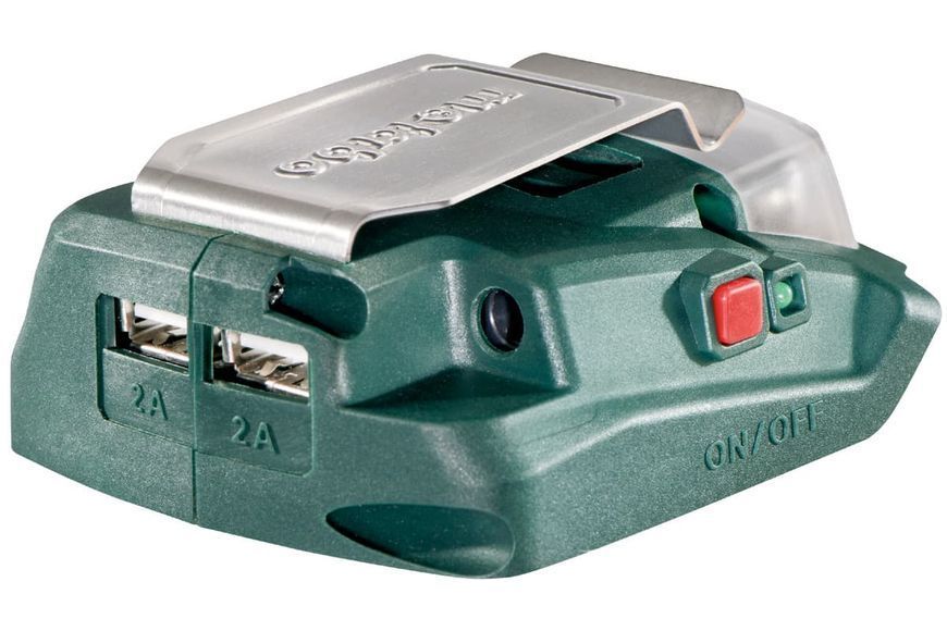 Силовой адаптер + фонарик для аккумуляторных блоков Metabo PA 14.4 - 18 LED-USB (600288000) 600288000 фото