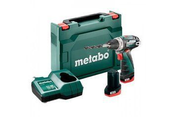 Потужний акумуляторний дриль-шуруповерт Metabo PowerMaxx BS Basic LC 12 : 34 Нм, кейс шуруповерт для дому (600984500) 600984500 фото