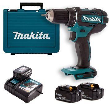 Професійний акумуляторний дриль-шурупокрут Makita DDF 482 RFE3 : з АКБ 3шт-18V 3Ah DDF482RFE3 фото