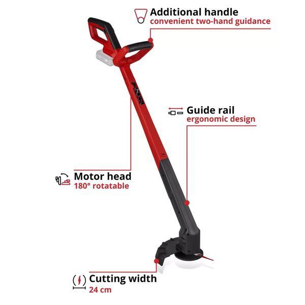 Аккумуляторный триммер Einhell GC-CT 18/2411 Li P-Solo (18В/каркас) 3411115 фото