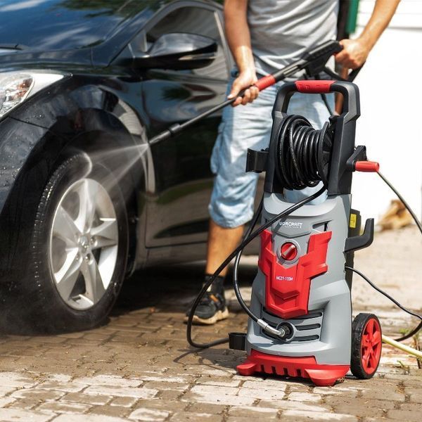 Мойка высокого давления со щетками WORCRAFT HC21-110H (давление 165 бар/2100 Вт/ шланг 8м) 13189 фото