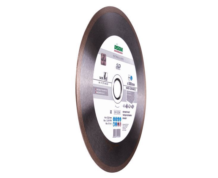 Диск алмазный отрезной Distar Hard ceramics 1A1R 300мм керамика, керамогранит, мрамор 11127048022 11127048022 фото