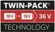 Акумулятор Einhell Power-X-Change Twinpack 2.5 Ah 18V (4511524) 4511524 фото 9