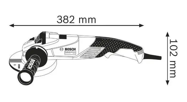 Профессиональная болгарка Bosch GWS 18-125 SL: 1.8 кВт, 125мм, с регулировкой оборотов (06017A3200) 06017A3200 фото