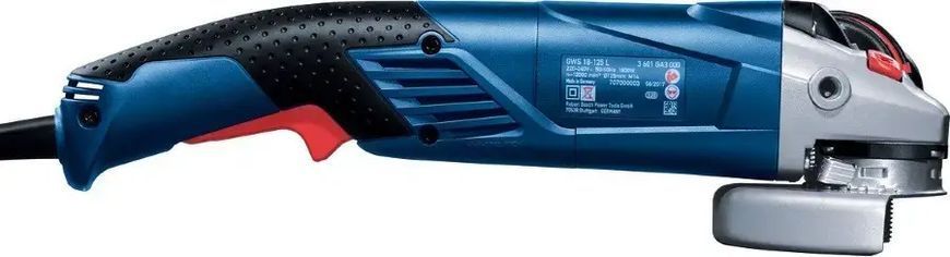 Профессиональная болгарка Bosch GWS 18-125 SL: 1.8 кВт, 125мм, с регулировкой оборотов (06017A3200) 06017A3200 фото