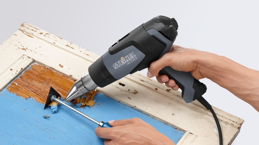 Професійний промисловий фен (будівельний фен) STEINEL HG 2120 E : 2.2 кВт, 630 градусів, 500л/хв (351403) 351403 фото