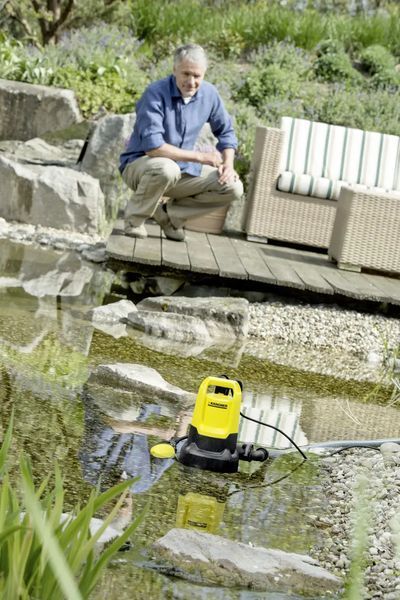 Мощный дренажный насос для грязной воды SP 5 Dirt : 500 Вт, 9500 л/ч, 10м кабеля, высота подачи 7м 1.645-503.0 фото