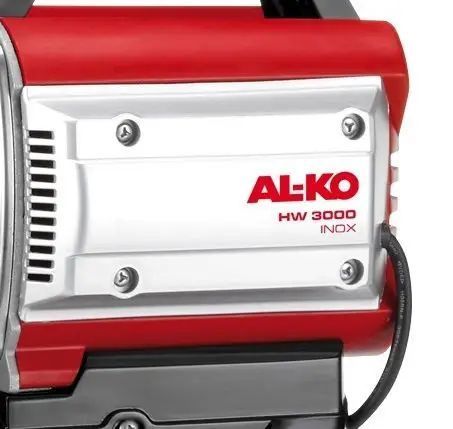 Мощная бытовая насосная станция AL-KO HW 3000 Inox: 650 Вт, высота подачи 35 м, 3100 л/ч FAY 112846 фото