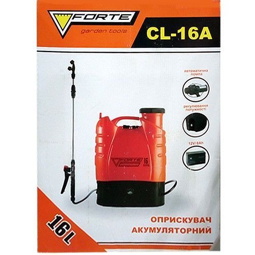 Опрыскиватель аккумуляторный 16 л Forte CL-16A 1430 фото