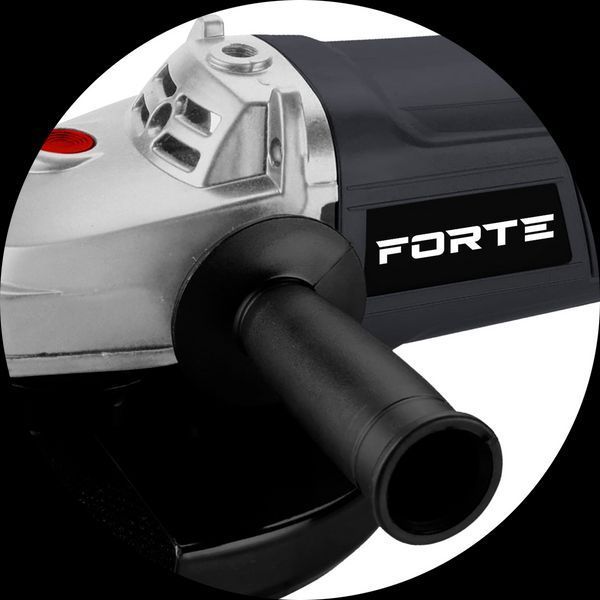 Потужна кутова шліфувальна машина Forte AG 26-230 S : 2600 Вт, частота на х.х. 6500об/хв AG26-230S фото