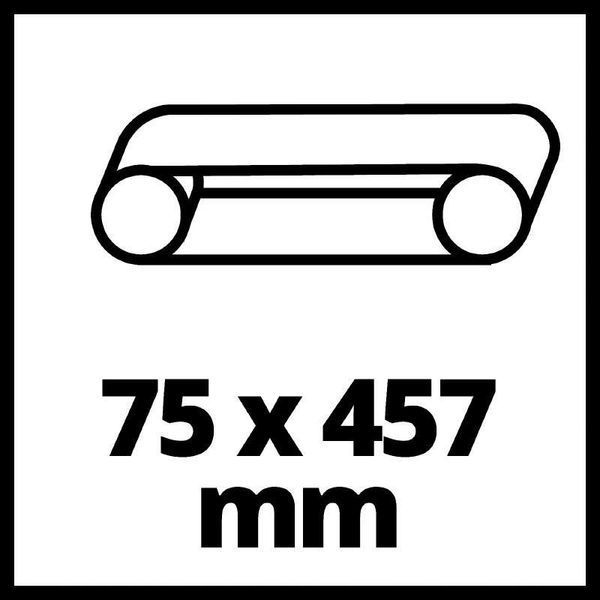 Мощная шлифмашина ленточная аккумуляторная Einhell TP-BS 18/457 Li BL - Solo : без АКБ 4466270 фото