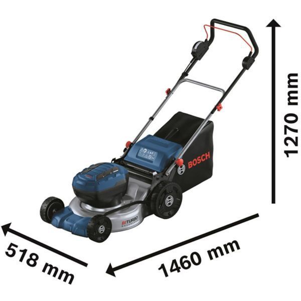 Газонокосарка акумуляторна BOSCH GRA 18V2-46 (акум 5а 2шт і зарядка) 06008C8000+1600A00B8J фото