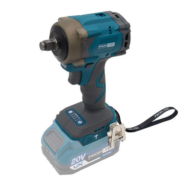 Гайковерт аккумуляторный PROFI-TEC PPTW4520 007131 (2акум.20В 4Ач/зарядный/кейс/450Нм) 007131 фото