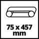Мощная шлифмашина ленточная аккумуляторная Einhell TP-BS 18/457 Li BL - Solo : без АКБ 4466270 фото 8