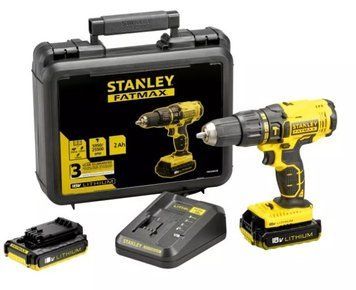 Акумуляторний ударний дриль-шуруповерт Stanley FATMAX FMC626D2K, + 2 Акб 18В + зарядний пристрій + кейс FMC626D2K фото