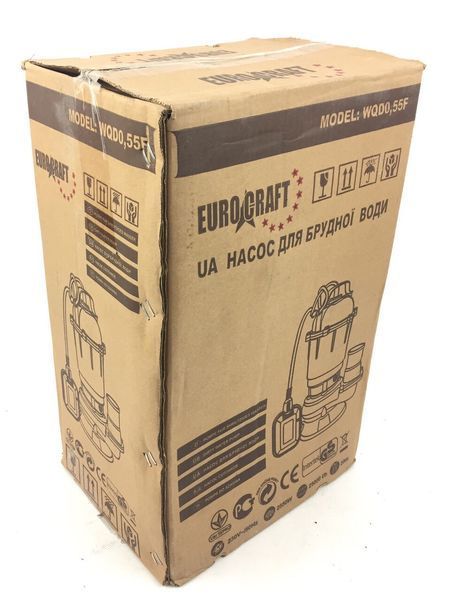 Насос фекальний для септика Euro Craft 2550W Польща (WQD0,55F) 1344 фото