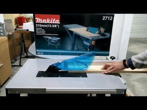 Мощная стационарная циркулярная пила (настольная циркулярка) Makita 2712 : 2000 Вт, 315мм круг 2712 фото