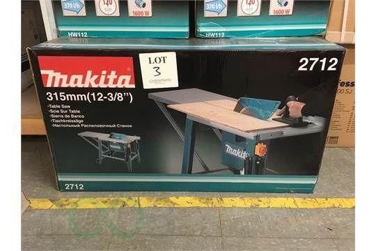 Мощная стационарная циркулярная пила (настольная циркулярка) Makita 2712 : 2000 Вт, 315мм круг 2712 фото