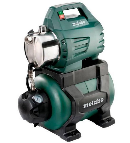 Побутова насосна станція Metabo HWW 4500/25 Inox : 1300 Вт, 4500 л/год., 4,8 бар, для дому та дачі 600972000 фото