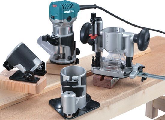 Электрический ручной столярный фрезер по дереву MAKITA RT0700CX2J 710 Вт, 6-8 цанга 30000 об/мин RT0700CX2J фото