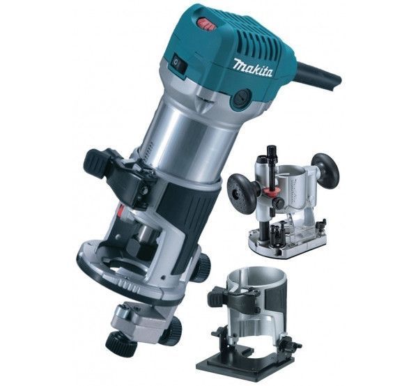 Электрический ручной столярный фрезер по дереву MAKITA RT0700CX2J 710 Вт, 6-8 цанга 30000 об/мин RT0700CX2J фото