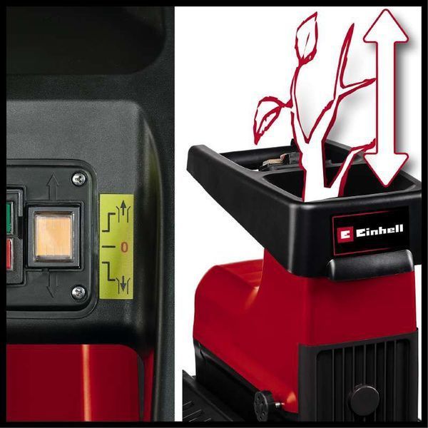 Садовий подрібнювач (шредер) Einhell GC-RS 60 CB : 2800 Вт, 40 об/хв, макс гілки: 45 мм 3430635 фото