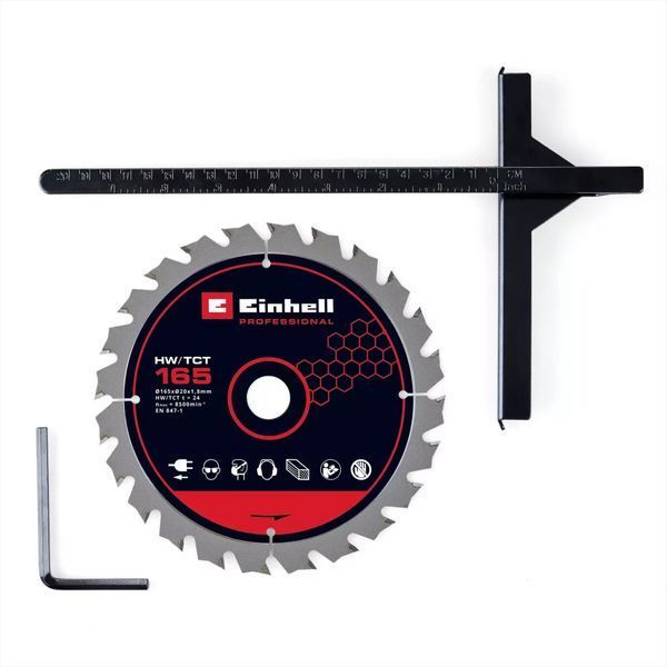 Пила циркулярная аккумуляторная Einhell TP-CS 18/165 Li BL (18В/каркас) 4331225 фото