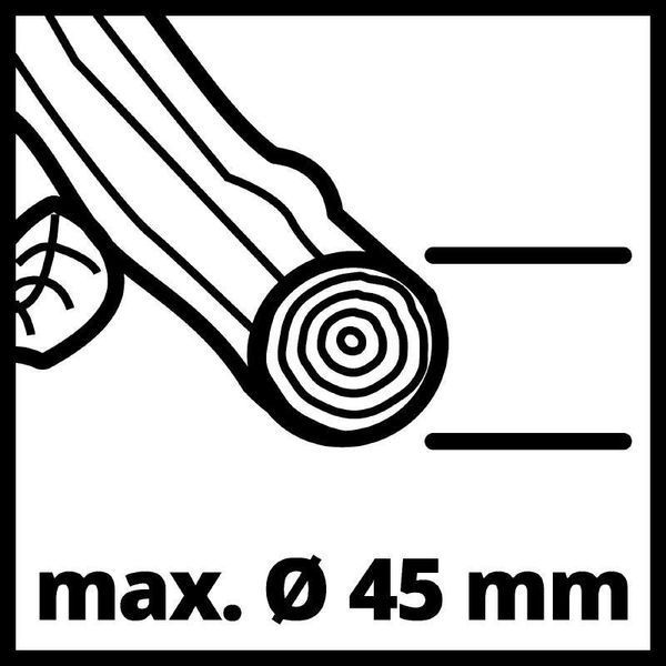 Садовий подрібнювач (шредер) Einhell GC-RS 60 CB : 2800 Вт, 40 об/хв, макс гілки: 45 мм 3430635 фото