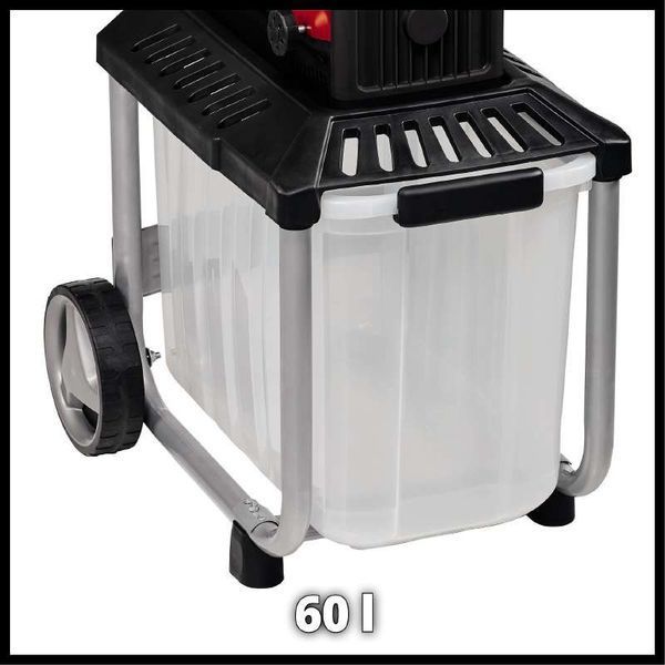 Садовий подрібнювач (шредер) Einhell GC-RS 60 CB : 2800 Вт, 40 об/хв, макс гілки: 45 мм 3430635 фото