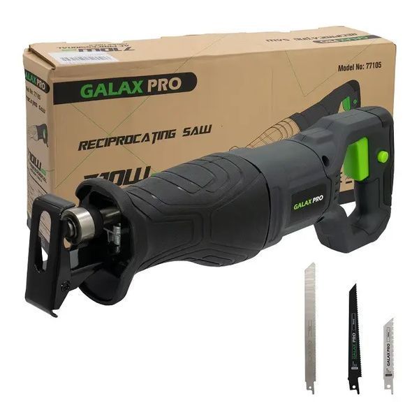 Електрична сабельна пила по дереву і металу (електроножівка) GALAX PRO 77105 : 710 Вт 006772 фото