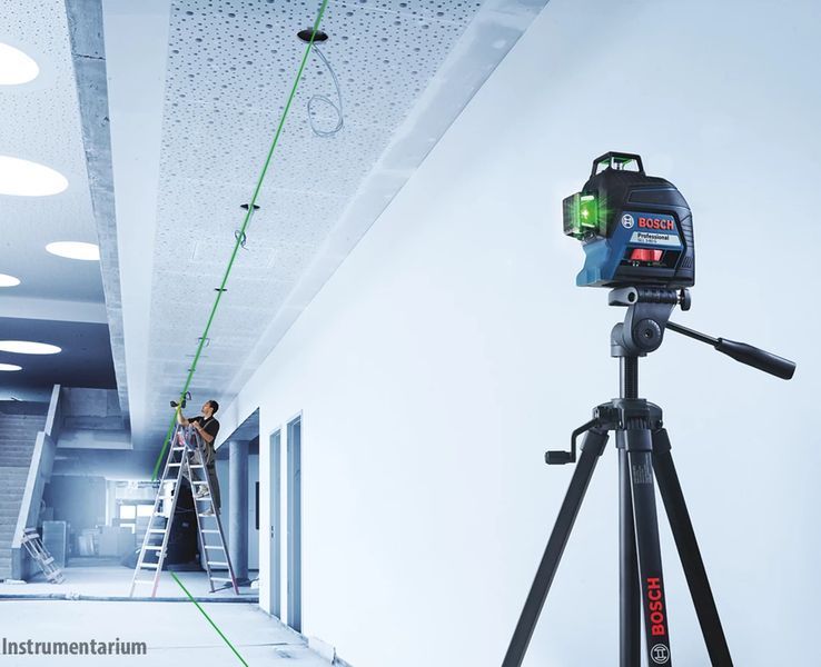 Профессиональный линейный лазерный нивелир Bosch Professional GLL 3-80 G: зеленый луч, 30м 0601063Y00 фото