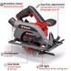 Пила циркулярная аккумуляторная Einhell TP-CS 18/165 Li BL (18В/каркас) 4331225 фото 2