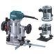 Электрический ручной столярный фрезер по дереву MAKITA RT0700CX2J 710 Вт, 6-8 цанга 30000 об/мин RT0700CX2J фото 1