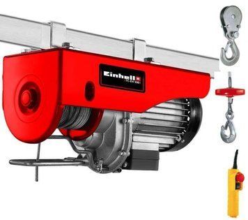 Електричний тельфер (підйомник) Einhell TC-EH 500-18 : 1000 Вт, 500кг макс., 8м лебідка (2255145) 2255145 фото