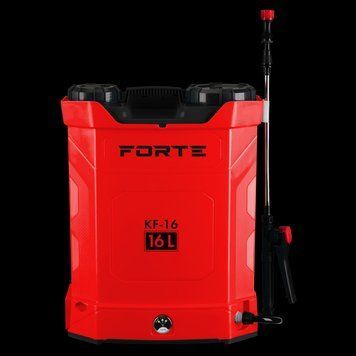 Садовый опрыскиватель аккумуляторный Forte KF-16: 12 V, 8 А/ч, бак 16 л, ранцевый, вес 5.5 кг KF-16 фото