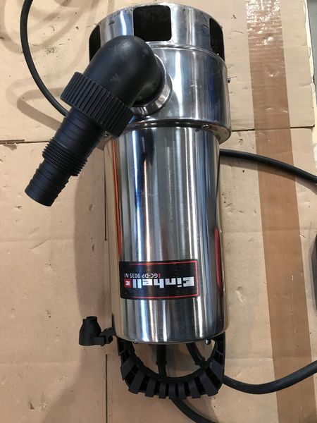 Занурювальний дренажний насос для брудної води Einhell GC-DP 9035 N (4170778): 900 Вт, 18000 л/год, висота 9м для ям, підвалів 4170778 фото