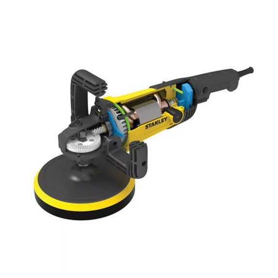 Полірувальна машина мережева STANLEY SP137, для авто, диски 180 мм SP137 фото