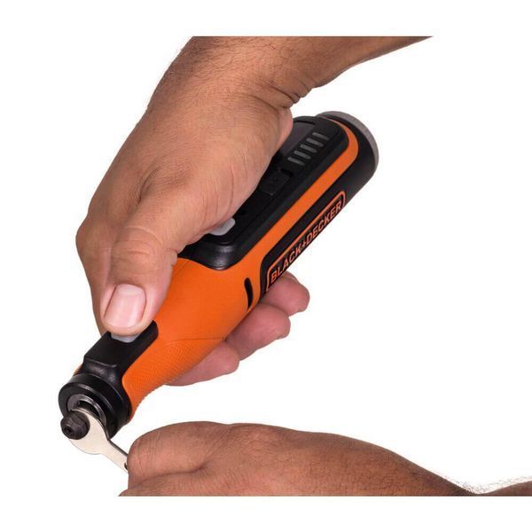 Многофункциональный инструмент аккумуляторный (гравёр) BLACK+DECKER BCRT8I: 7.2 В, 1.5Ah. 0.62 кг BCRT8I фото
