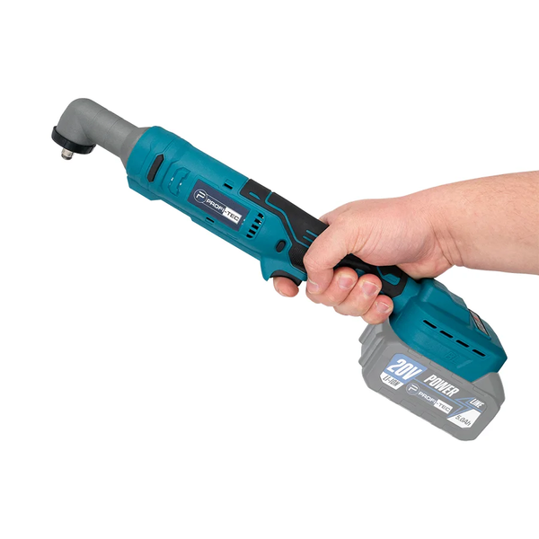 Акумуляторний кутовий гайковерт PROFI-TEC PWR1620BL POWERLine (2&times;акум (4.0 Аг)+ ЗП) 007605 фото